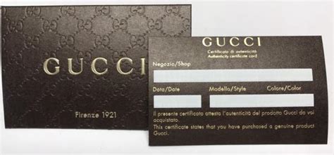 gucci authenticity card wording|how to authenticate Gucci sunglasses.